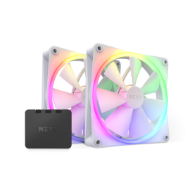 NZXT F140 RGB Twin Pack White ARGB Controller RF-R14DF-W1 
