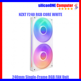NZXT F240 RGB CORE Single Frame White RF-U24HF-W1 