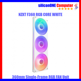 NZXT F360 RGB CORE Single Frame White RF-U36HF-B1 