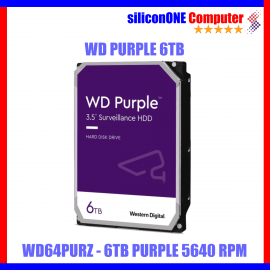 WD Purple 6TB Sata3 256MB WD64PURZ 