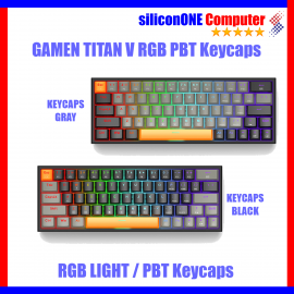 Gamen Keyboard Titan V Mechanical RGB Black 