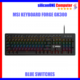 MSI GK300 FORGE Mechanical Blue Switch  