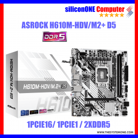 ASROCK H610M-HDV/M2+ D5 (WHITE) 