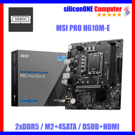 MSI H610M-E DDR5 