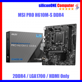 MSI H610M-S DDR4 (HDMI ONLY) 