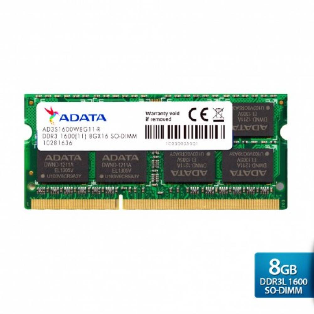Adata DDR3L-8GB 1600 SODIMM