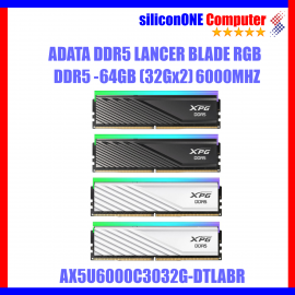 Adata 64GB (32GX2) 6000 Lancer Blade RGB BLACK CL30-40-40 
