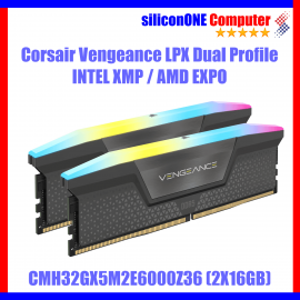 Corsair 32GB (16GX2) CMH32GX5M2E6000Z36 