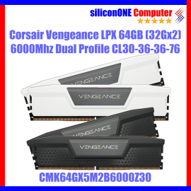 Corsair 64GB (32GX2) CMK64GX5M2B6000Z30 