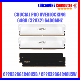 Crucial 64GB (32GX2) 6400 DDR5 PRO OC CP2K32G64C40U5B 