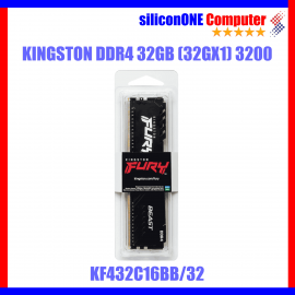 Kingston 32GB (32GX1) 3200 DDR4 Fury Beast 