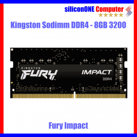 Kingston 08GB (08GX1) 3200 DDR4 Fury Impact SODIMM 