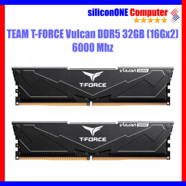 TEAM 32GB (16GX2) 6000 TFORCE VULCAN BLACK