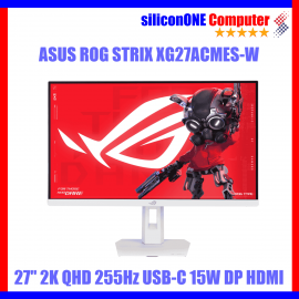 ASUS XG27ACMES-W White - 27" 2K  2560x1440 255Hz 0.3ms USB-C HDR PIVOT ROG STRIX 