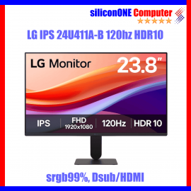 LG 24" 24U411A-B IPS 120Hz DSUB/HDMI 