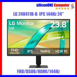 LG 24" 24U411B-B IPS 144Hz DSUB/HDMI