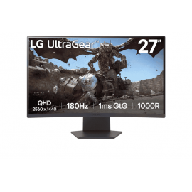 LG 27" 27GS60QC-B Curved VA Gaming 2K 180Hz HDR10 1000R 