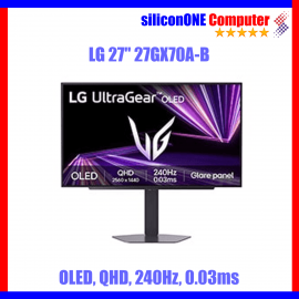 LG 27" 27GX704A-B Flat OLED Gaming 2K