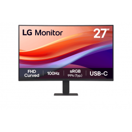 LG 27" 27U421A-B Curved 100Hz 5ms sRGB99% HDMI USB-C PD 15W 
