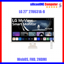 LG 32" 32SR50F-W - Smart Monitor FHD WebOS ThinQ IPS 
