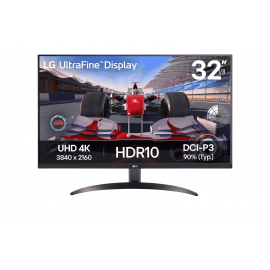 LG 32" 32UR500K-B UHD 4K 60Hz 4ms HDMI DP Speaker HDR10 