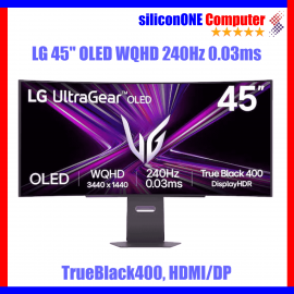 LG 45" 45GX900A-B OLED Gaming 240Hz 0.03ms 3440x1440 USBC PD65W DP/HDMI  