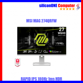 MSI MAG 274QRFW QHD Rapid IPS/180Hz/HDR400/Adaptive-Sync 