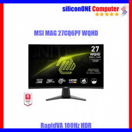 MSI MAG 27CQ6F QHD Rapid VA/180Hz/Curved 