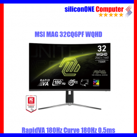 MSI MAG 32CQ6PF 180Hz VA HDR400 Adjustable Stand 