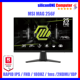 MSI MAG 256F - 25" Rapid IPS 180Hz 2HDMI/1DP 1ms 