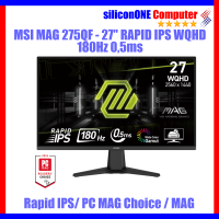 MSI MAG 275QF - 27" Rapid IPS 180hz 2K 0.5MS 