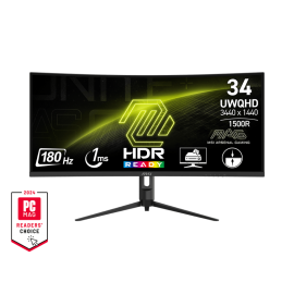 MSI MAG 342CQR E2 180Hz QHD VA Curved 1500R 