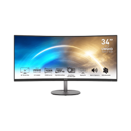 MSI MP341CQ - 34" UltraWide UWQHD 1440p Speaker 2HDMI 1DP  