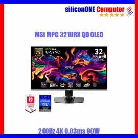 MSI MPG 321URX QD-OLED 240Hz True Black 400 USBC 90W 