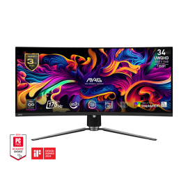 MSI MAG 341CQP QD-OLED 175Hz True Black 400 USB 15W Curved 1800R 