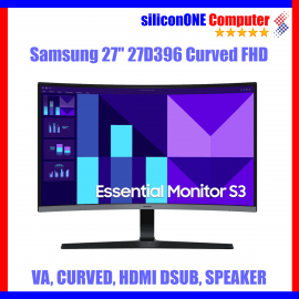 Samsung 27" 27D396 - 100Hz VA Curved FHD Speaker HDMI DSUB 