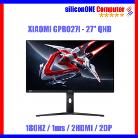Xiaomi G PRO 27i - 2K QHD 180HZ IPS HDR1000 ΔE<2 1ms Miniled Ambien 2HDMI 2DP 