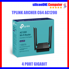 TPLINK ARCHER C64 ROUTER WIFI 4 PORT Gigabit 