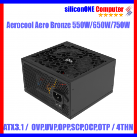 Aerocool Aero Bronze 550W ATX3.1 80+ Bronze 4Y 