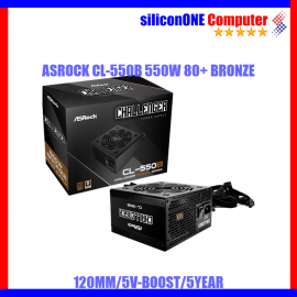 ASROCK CL-550B 120MM GOLF BLADE FAN 80+BRONZE 