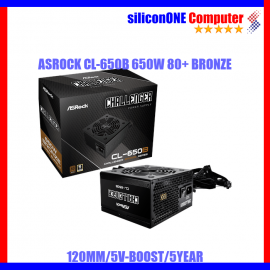 ASROCK CL-650B 120MM GOLF BLADE FAN 80+BRONZE  