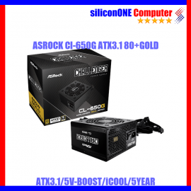 ASROCK CL-650G ATX3.1 PCIE5.1 12V-2x6 80+GOLD 