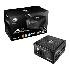 ASROCK SL-850G ATX3.1 PCIE5.1 12V-2x6 80+GOLD FULL MODULAR BLACK 