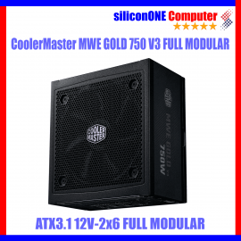 Coolermaster MWE750 - 750W GOLD V3 ATX3.1 12V-2X6 FULL MODULAR 10THN 
