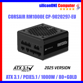 Corsair RM1000e CP-9020297-EU ATX3.1 PCIE5.1 12V-2x6 - 7THN 