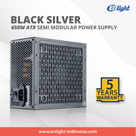 Enlight 650W Semi Modular 80+ Bronze [5 tahun) 