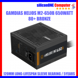 Gamdias 650W M2-650B Helios 80+Bronze ATX3.1 - 5thn 