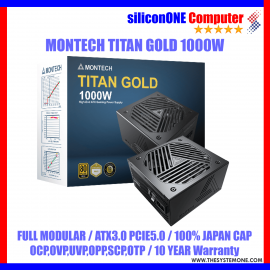 Montech Titan GOLD 1000W ATX3.0 PCIE Gen5 12VHPWR (10th)  