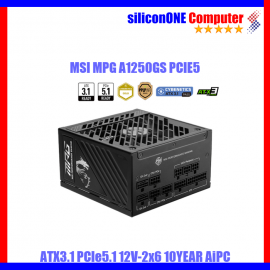 MSI A1250GS PCIE5 PCIE5.1 ATX3.1 (10THN) 80+ GOLD 12V-2x6 