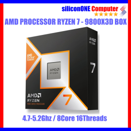 AMD RYZEN 7 - 9800X3D BOX 3THN w/o fan 